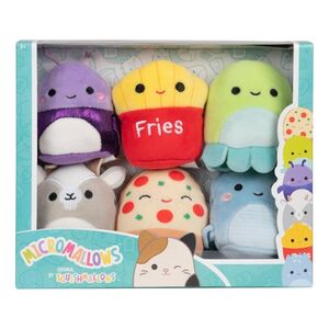 Squishmallows Micromallows - 6Pk (Malcolm, Pep, Lune, Walkers, Orphine, Axel) - 6cm