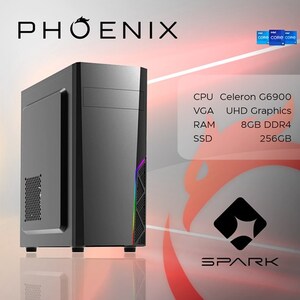 Phoenix SPARK Y-199, Intel Celeron G6900, 8GB RAM, 256GB M.2 SSD, Intel UHD Graphics 710, NoOS, stolno računalo