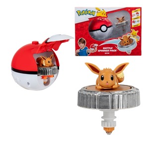 Pokemon Battle Spinner 1Pk - Eevee & Poke Ball