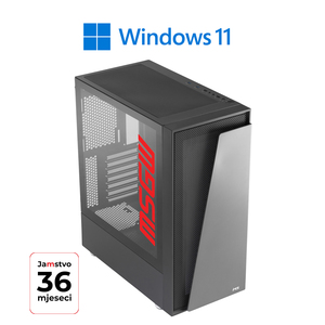 MSGW Gamer i354IGR, Intel Core i7-14700F, 16GB RAM, 1TB M.2 SSD, nVidia GeForce RTX 4060 Ti, Windows 11 Home, stolno računalo