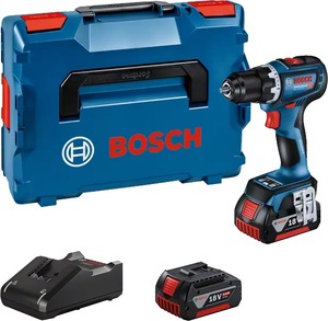 BOSCH Professional aku bušilica izvijač GSR 18V-90 C, 2x 5,0 Ah, L-BOXX