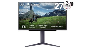 LG monitor 27GS85Q-B, 27" IPS, QHD, 200Hz, 1ms