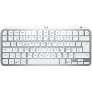 Logitech MX Keys mini, bežična tipkovnica, Bluetooth, srebrna (920-010499)