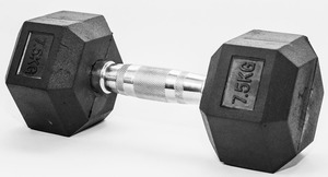 FITMOTIV gumirana bučica HEX 7.5 kg