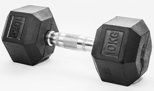 FITMOTIV gumirana bučica HEX 10 kg