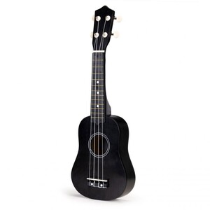 Ecotoys dječja drvena gitara, crna
