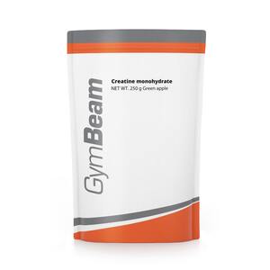 Kreatin 100% Monohidrat - GymBeam 250g - Zelena jabuka