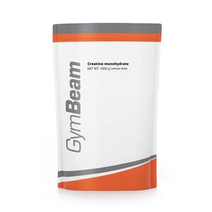 Kreatin 100% Monohidrat - GymBeam 1000g - Limun / limeta