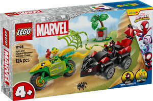 LEGO® Spidey Spin i Electro u dinosaurskim vozilima 11198