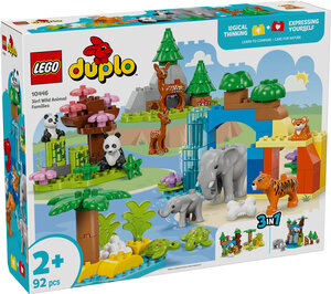 LEGO® DUPLO Town Obitelji divljih životinja 3u1 10446