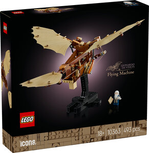 LEGO® Icons Leteći stroj Leonarda da Vincija 10363