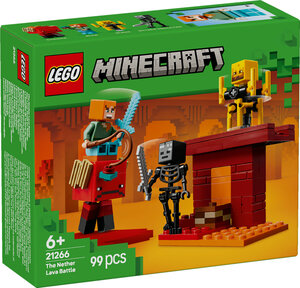 LEGO® Minecraft Bitka uz lavu Nethera 21266