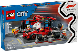 LEGO® City Boks i posada za F1® s autom Ferrari 60443