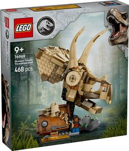 LEGO® Jurassic World Fosili dinosaura: lubanja triceratopsa 76969