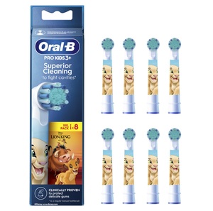 Oral-B  zamjenske glave Pro Kids Lion King, 8 kom