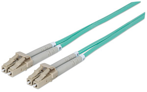 Intellinet mrežni kabel, Fiber Optic, Duplex, OM3 Multimode, 3.0m, aqua