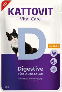 Kattovit vrećica za mačke Vital Care Digestive 85g, piletina