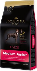 Prospera Plus Junior Medium Breed 15 kg, piletina