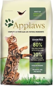 Applaws Adult Cat 7,5kg, piletina i janjetina