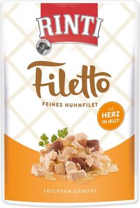 Rinti Filetto vrećica Adult Dog 100g, piletina i pileća srca