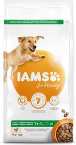 IAMS Dog Adult Large Breeds 3kg, piletina