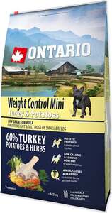 Ontario Adult Mini Breed Weight Control 6,5kg, puretina i krumpir