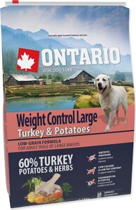 Ontario Adult Large Breed Weight Control 2,25 kg, puretina i krumpir