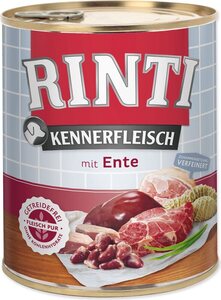 Rinti Dog konzerva 800g, pačja srca