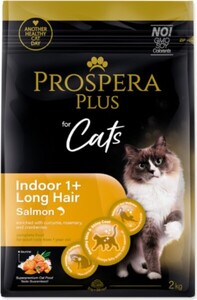 Prospera Plus Cat Indoor 1+ Long Hair 2kg, losos