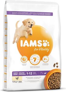 IAMS Puppy Large Breeds 12kg, piletina