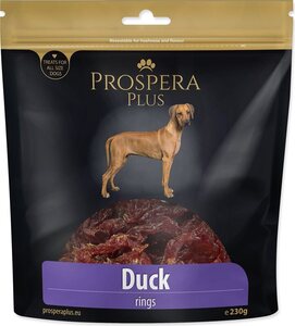 Prospera Plus Dog poslastica rings 230g, pačetina