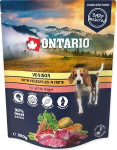 Ontario Dog vrećica 300g, divljač i povrće