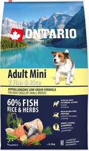 Ontario Adult Mini Breed 6,5kg, riba i riža