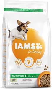 IAMS Dog Adult Small & Medium Breeds 3kg, janjetina