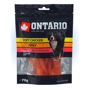 Ontario Dog poslastica 70g, sušena piletina