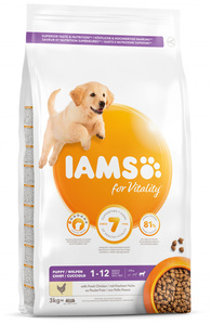 IAMS Puppy Large Breeds 3kg, piletina