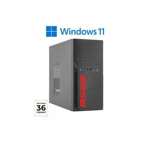 MSGW Office i198, Intel Core i5-12400, 16GB RAM, 1TB M.2 SSD, Intel UHD Graphics 730, Windows 11 Pro, stolno računalo