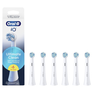 Oral-B iO zamjenske glave Ultimate Clean White, 6 kom