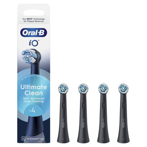 Oral-B iO zamjenske glave Ultimate Clean Black, 4 kom