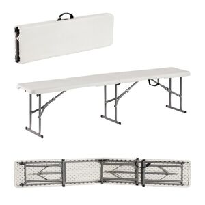 ARANEA Sklopiva klupa, 180x30x43cm, bijela