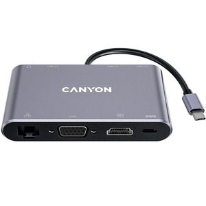 Canyon USB hub DS-14, 8u1, 4K, USB-C, (CNS-TDS14)