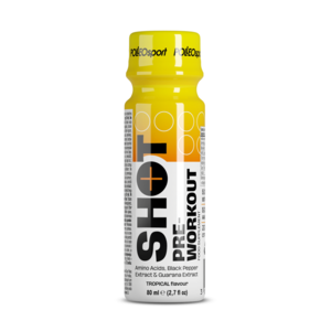 POLLEOsport SHOT Pre-Workout, 80 ml - Tropical