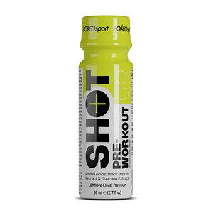 POLLEOsport SHOT Pre-Workout, 80 ml - Lemon