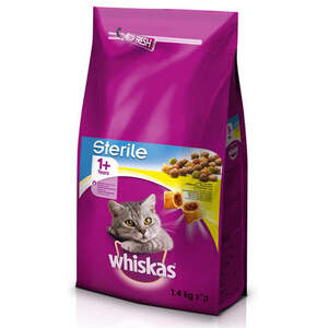 Whiskas Sterile 1+, 1,4kg, piletina