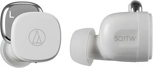 Audio Technica slušalice, ATH-SQ1TWWH, Wireless in-ear slušalice, bijele