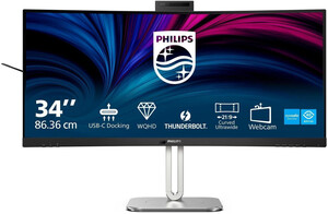 Philips monitor  34B2U6603CH, 34", VA, 2xHDMI, TB, RJ45, zvučnici, zakrivljeni