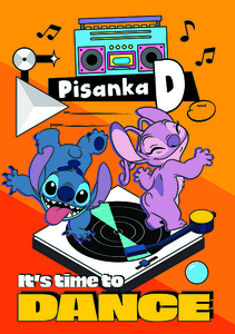 Pisanka D Stitch, B5 linije, 48 listova, meki uvez