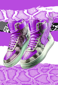 Bilježnica Premium sneakers, A4 kvadratići, 42 lista, meki uvez