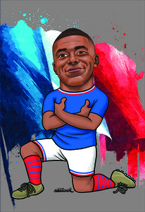 Bilježnica Football Icons, A4 kvadratići, 40 lista, meki uvez