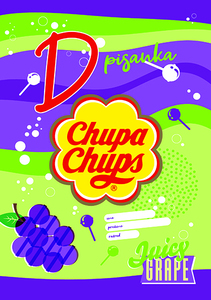 Pisanka D Chupa Chups, B5 linije, 48 listova, meki uvez